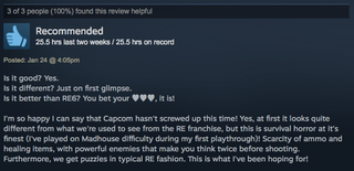 Illustration for article titled Resident Evil 7, As Told By Steam Reviews